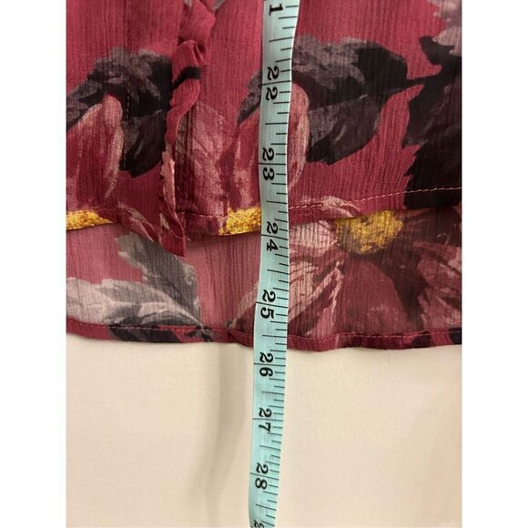 NWT PAIGE 100% Silk Palma blouse raspberry mousse XS - Picture 5 of 10